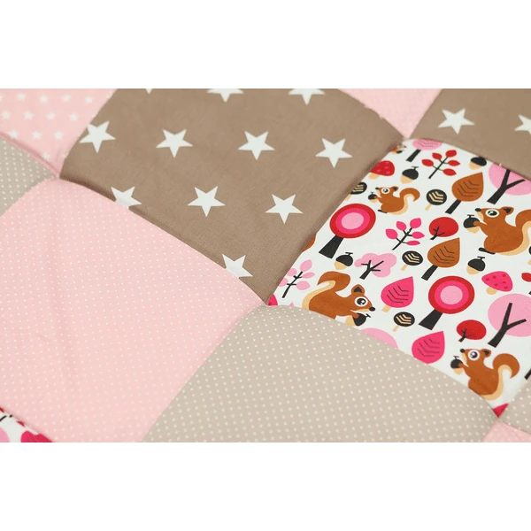 Ullenboom Kruipdeken & Boxkleed 120X120 Cm Zand Eekhoorn - Afbeelding 3