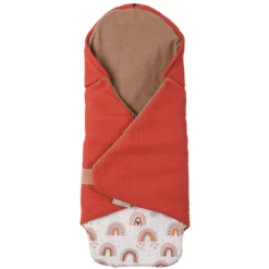 Ullenboom Wafelpiqué Deken Rust Regenboog 98 X 98 Cm