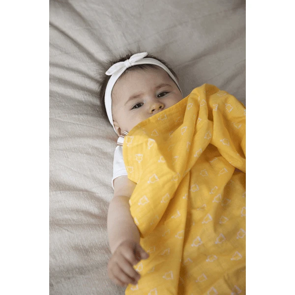 VULLI Sophie La Girafe® Kleurrijke Boerendoekjes / Swaddles Set Van - Afbeelding 2