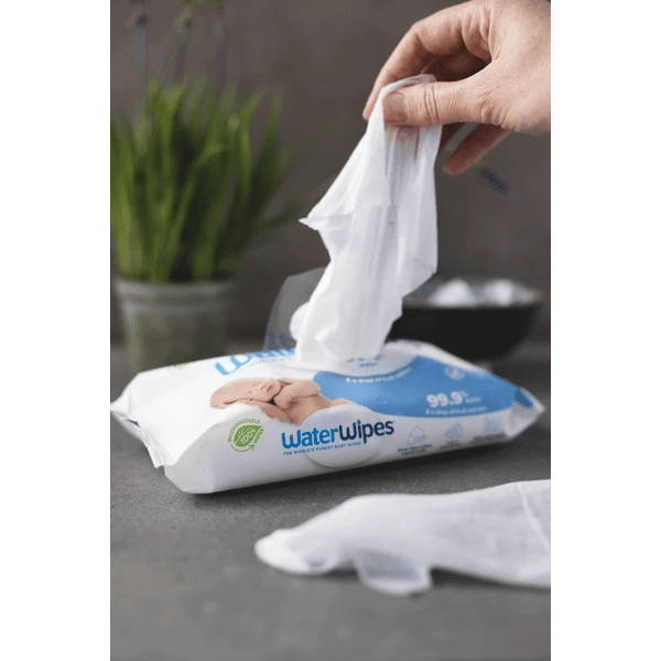 WaterWipes Babydoekjes, Biologisch Afbreekbaar, 1080 Doekjes (18 X 60 Stuks) - Afbeelding 5
