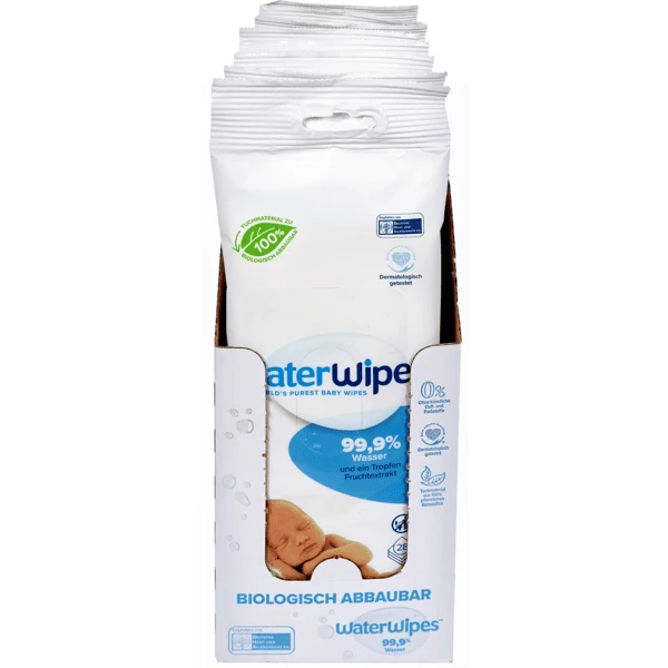 WaterWipes Babydoekjes, Biologisch Afbreekbaar, 32 X 28 Doekjes (896 Stuks) - Afbeelding 4