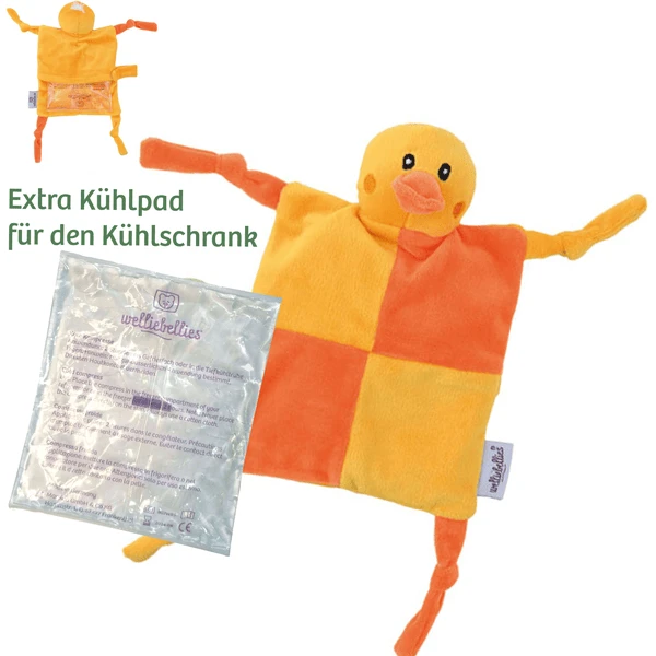 Welliebellies ® Knuffeldoekje Eend - Afbeelding 5