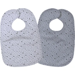 WÖRNER SÜDFROTTIER Drukknop Flatz Sterren Grijs 2-pack