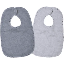 WÖRNER SÜDFROTTIER Thuis Slabbetje 2-pack Grijs