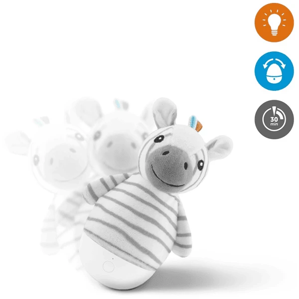 ZAZU Staande Pop Nachtlampje Zebra Zack - Afbeelding 2