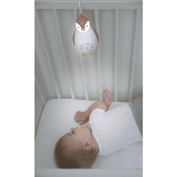 ZAZU ZOE - The Penguin Bluetooth Music Box Met Night Light Grey - Afbeelding 3