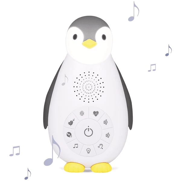 ZAZU ZOE - The Penguin Bluetooth Music Box Met Night Light Grey - Afbeelding 5